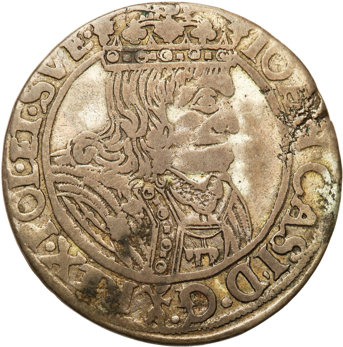 Jan II Kazimierz. Szóstak, 1661 GBA, Lwów